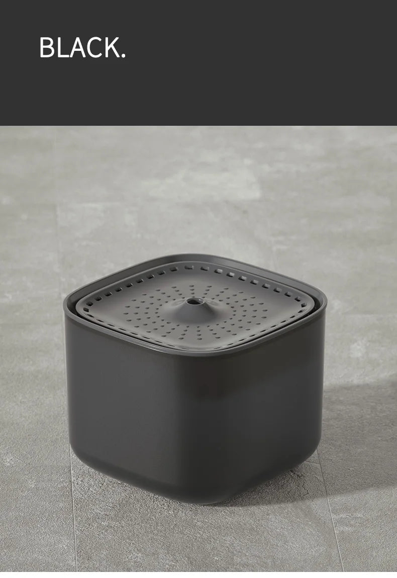 3L Auto Recirculate Cat Water Drinking Fountain With Large Capacity Filtering USB Electric Mute