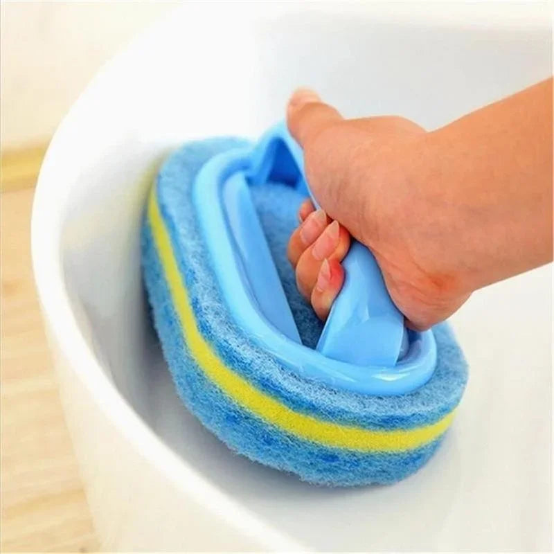 Sponge Multi-Cleaning Brush With Handle