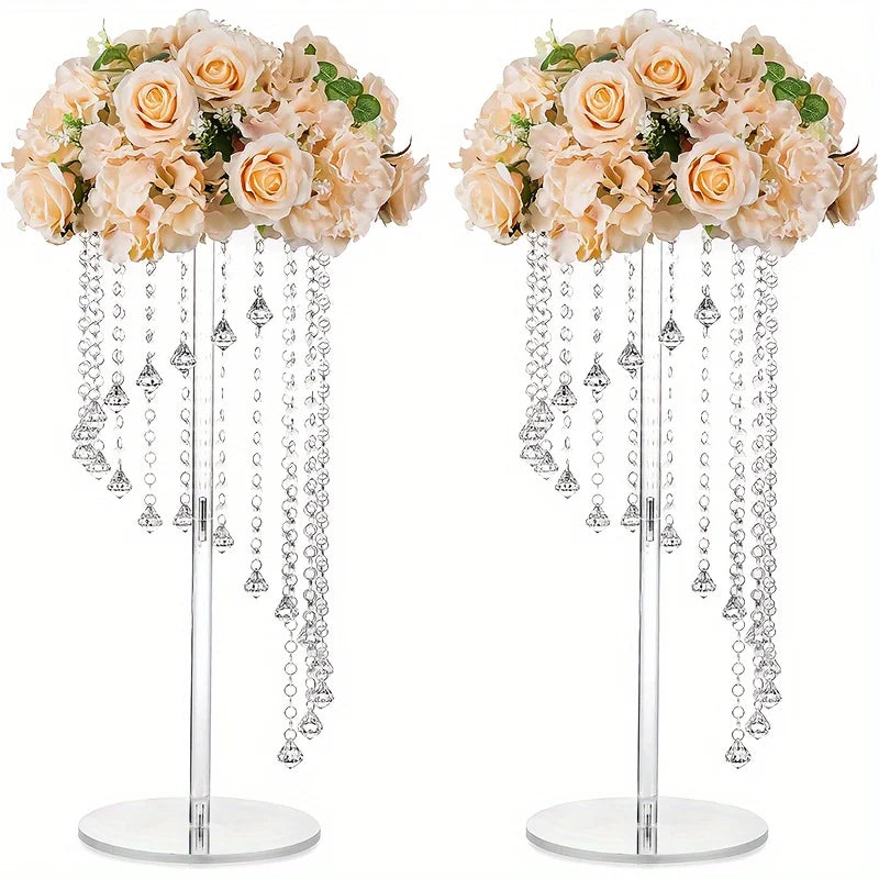 23.6 Inch Tall Acrylic Multi-Purpose Decoration Vases