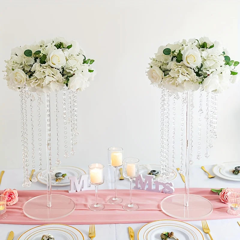 23.6 Inch Tall Acrylic Multi-Purpose Decoration Vases
