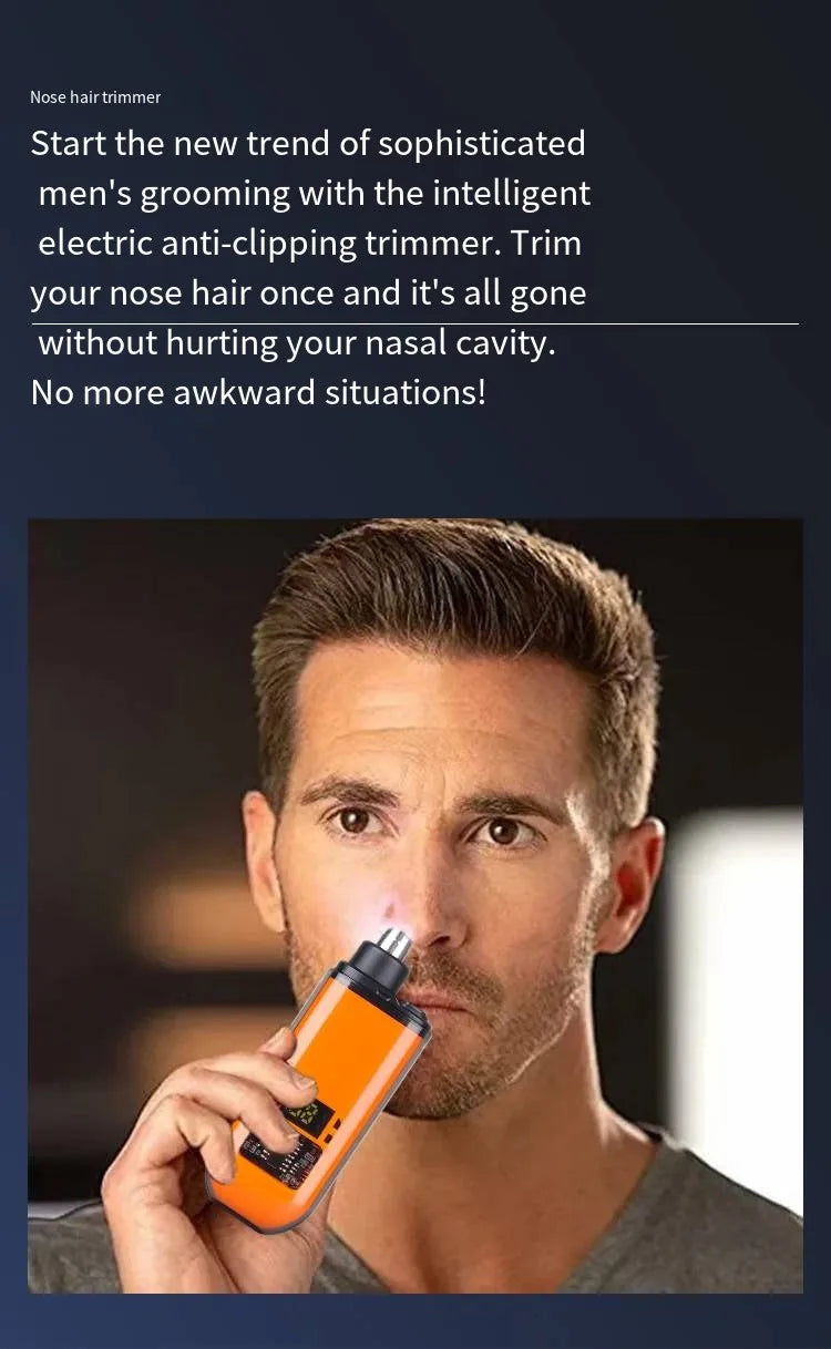 USB Charging Portable Electric Nose and Ear Hair Trimmer With Quick Charging