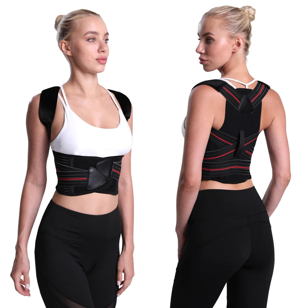 Adjustable Posture Corrector For Back & Shoulder Support Brace