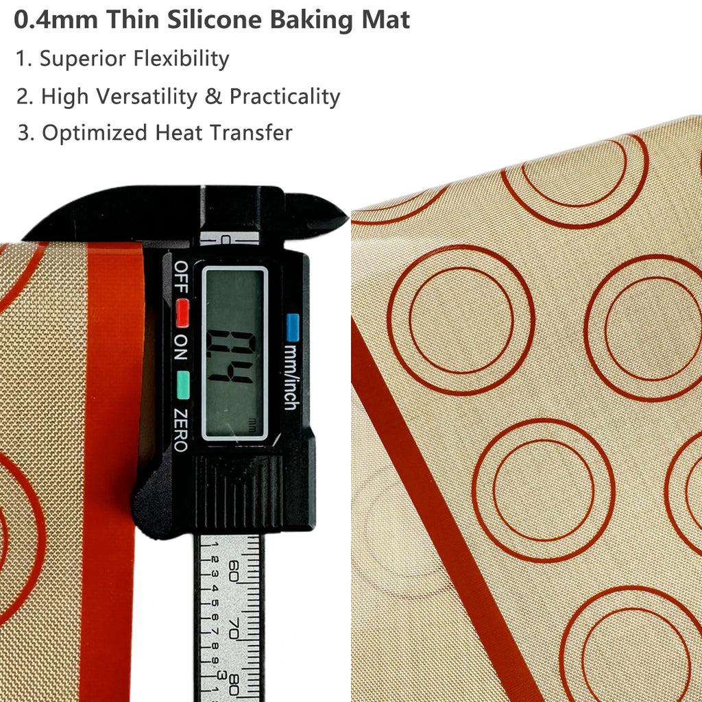 1PC Silicone Baking Mat for Oven, Reusable Non Stick Heat Resistant Bakeware Liner