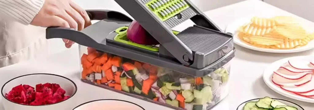2026 Hot Selling Item 16 in 1 Handheld Slicers Dicers Graters, Multifunctional Vegetable Chopper - Lovies Kitchenwares