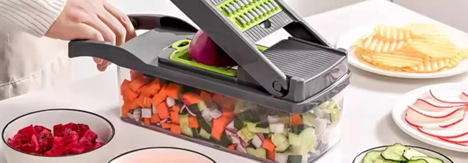 2026 Hot Selling Item 16 in 1 Handheld Slicers Dicers Graters, Multifunctional Vegetable Chopper - Lovies Kitchenwares