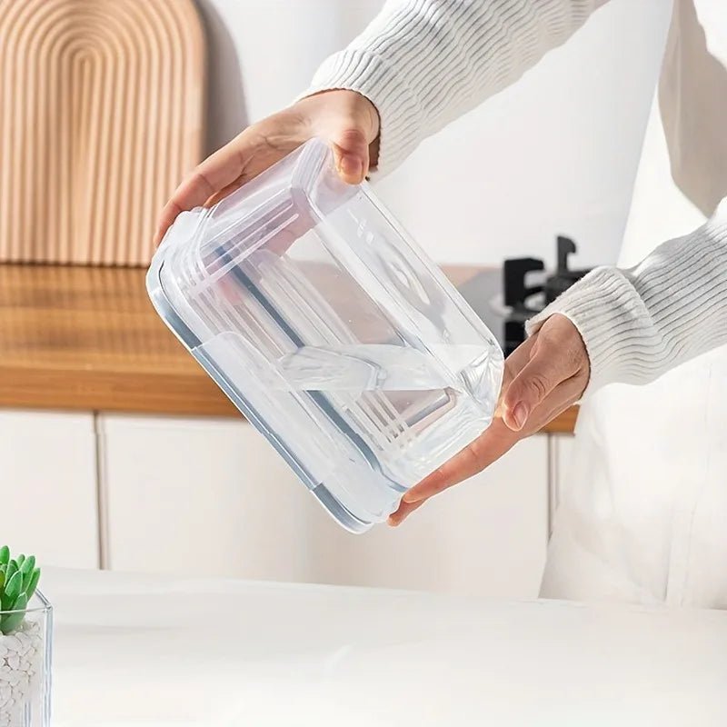 4pcs/Set Leak-Proof Food Storage Containers-Airtight, Stackable Meal Prep Boxes-Suitable for Fruits, Vegetables, Meat & Grains - Lovies Kitchenwares