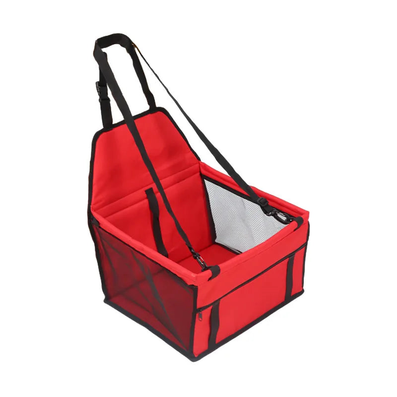 Travel Pet Car Seat Cover Foldable Hammock, Pet Harness & Bag Basket
