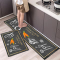Kitchen Floor Mat Soft Washable Anti-Slip Carpet