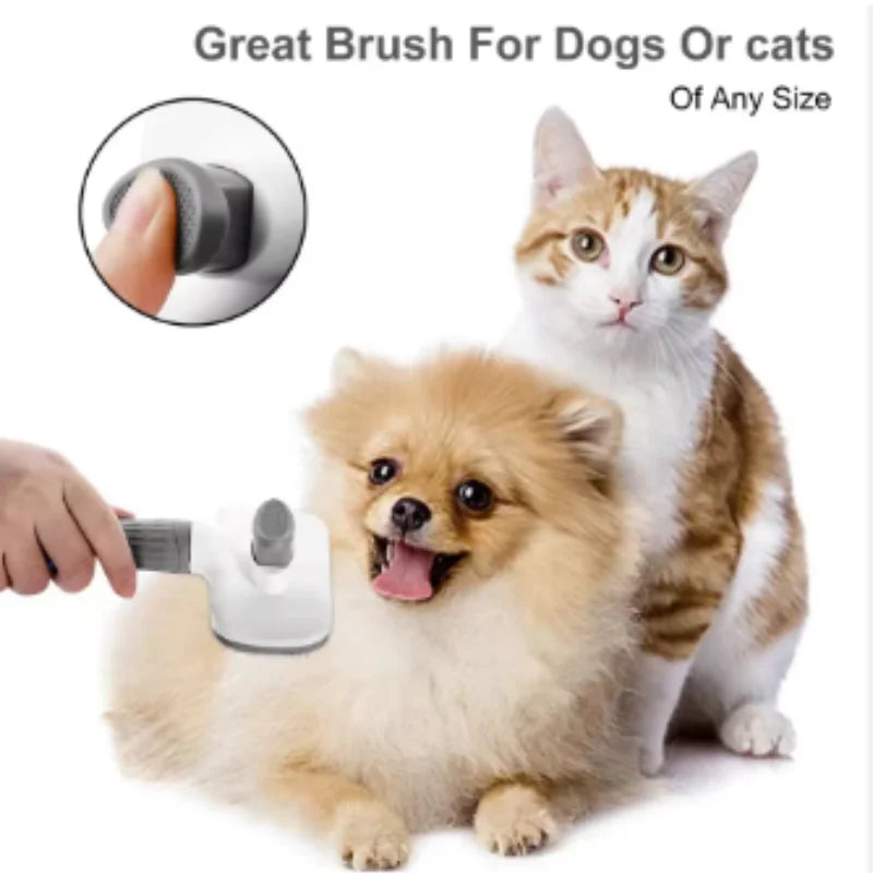 Self Cleaning Pet Brush Comb For Pet Hair Removal And Grooming Tool Pet Accessory