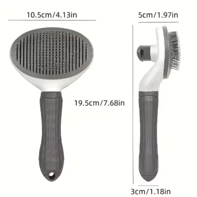 Self Cleaning Pet Brush Comb For Pet Hair Removal And Grooming Tool Pet Accessory