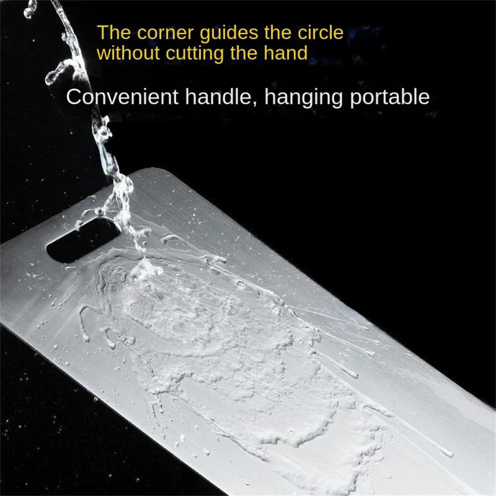 Double Sided Stainless Steel Panel Cutting Chopping and Kneading Board