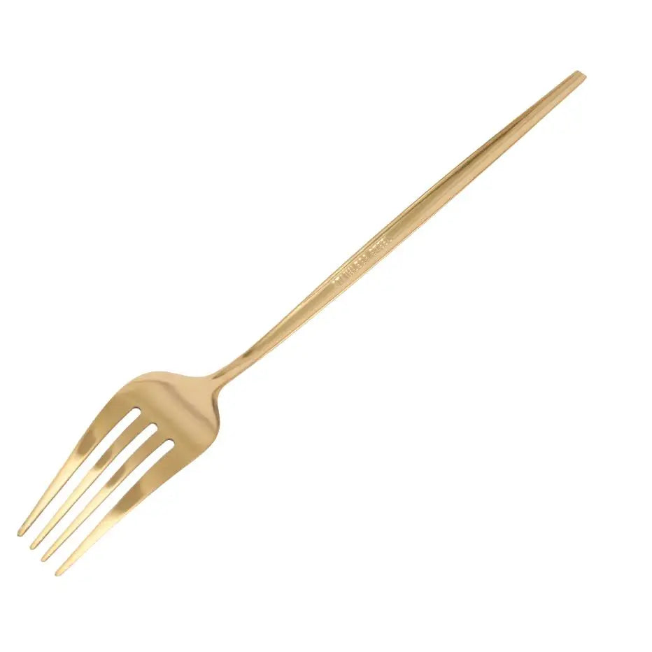 90Pcs Gold Stainless Steel Silverware Set - Heavy Duty Cutlery