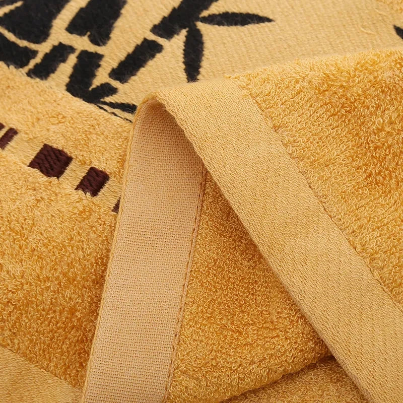 Set of 6 Bamboo Fiber Thick Absorbent Bath Towels