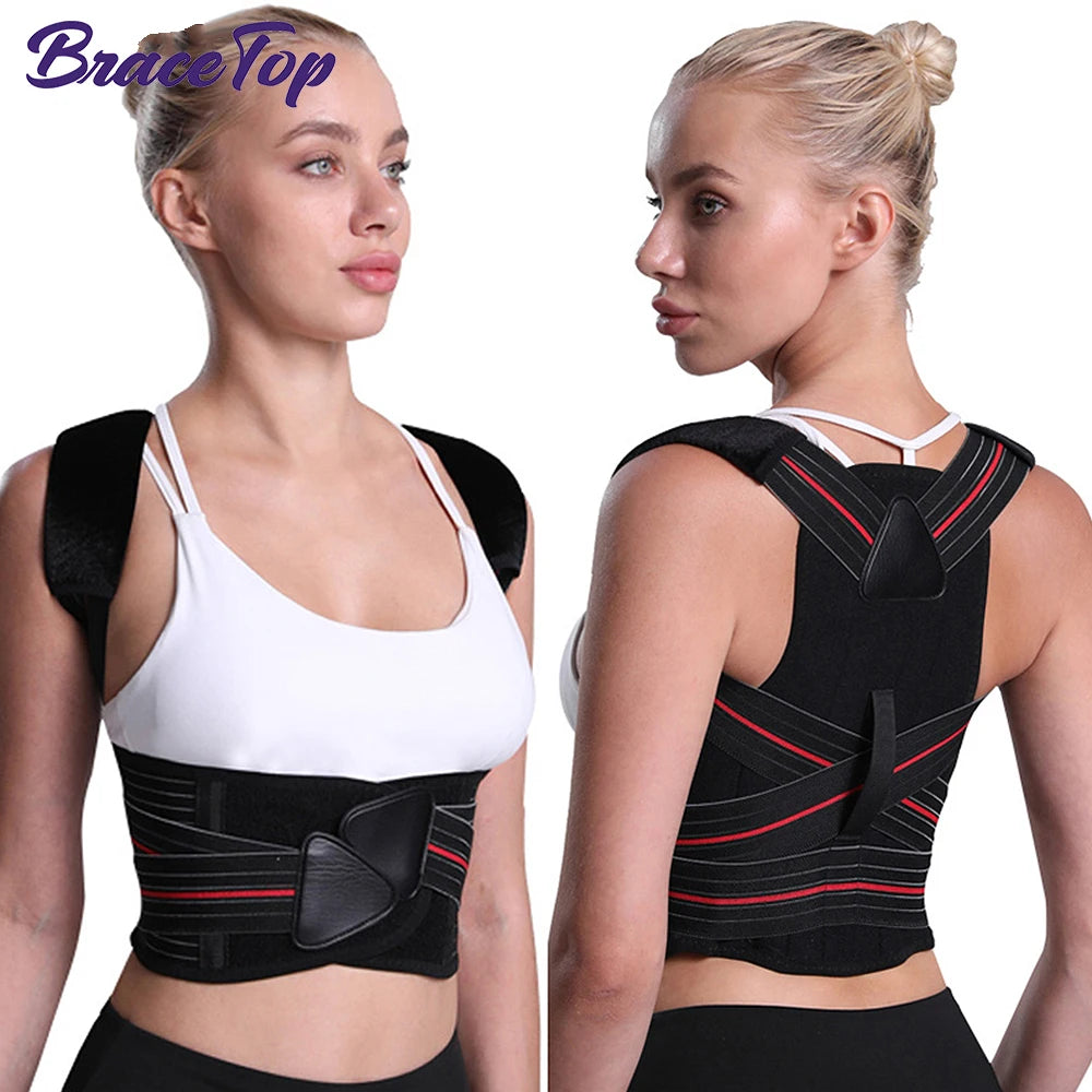 Adjustable Posture Corrector For Back & Shoulder Support Brace