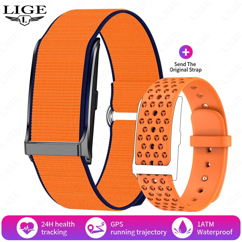 Sport Fitness Tracker Smart Bracelet Heart Rate Blood Pressure Monitor & Smartwatch Band