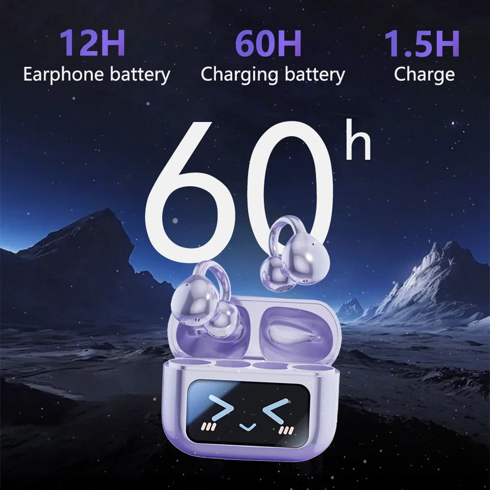 Touch Screen Wireless Bluetooth Earphone 144 Languages Real-Time Translation Headphones HiFi Audio Earbuds