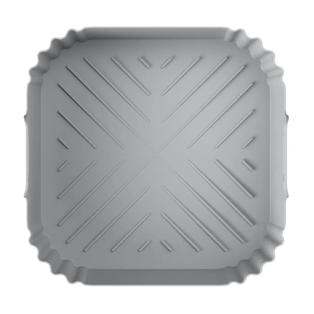 22.5cm Silicone Air Fryer Liners Reusable Non-Stick Basket 5-8QT Air Fryer Accessories