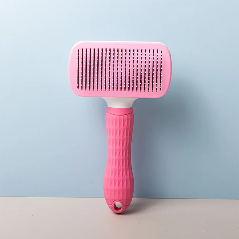 Self Cleaning Pet Brush Comb For Pet Hair Removal And Grooming Tool Pet Accessory
