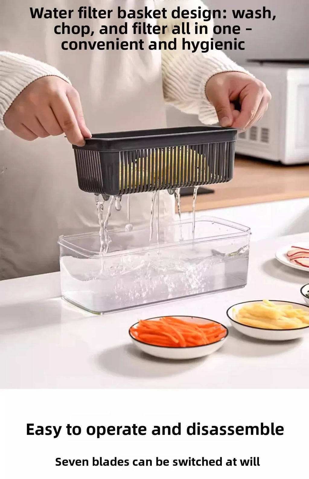 2026 Hot Selling Item 16 in 1 Handheld Slicers Dicers Graters, Multifunctional Vegetable Chopper - Lovies Kitchenwares