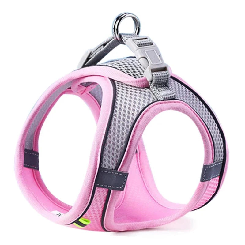 Adjustable Breathable Reflective Pet Harness Vest Chest Rope Set
