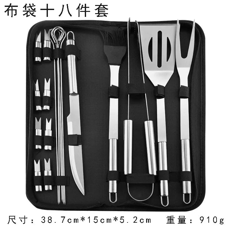 BBQ Grilling Utensil Accessories Tool Kit