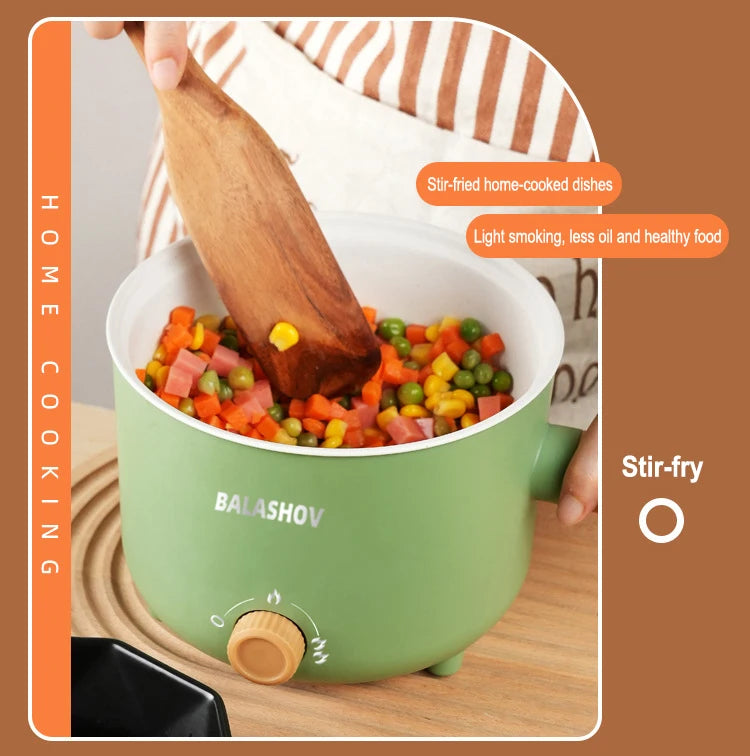Electric Double Layer Hot Pot Cooker. Soup Heater Multifunctional Cooker