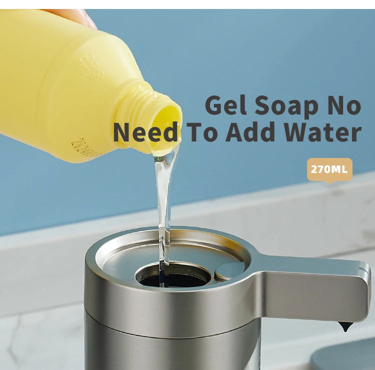 Kitchen Soap and/or Hand Sanitizer Automatic Sensor With Smart Electric Dispenser 304 Stainless Steel