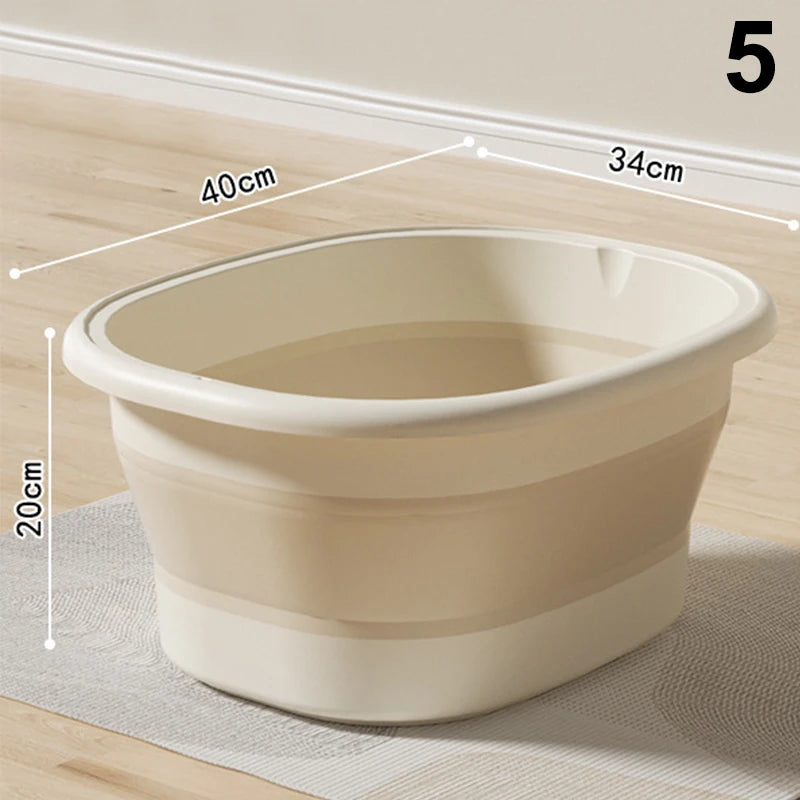 1Pcs Portable Foldable Home Foot Bath Bucket/Basin Massager & Soak Foot Tub