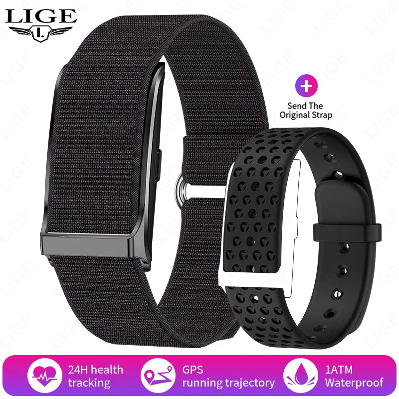 Sport Fitness Tracker Smart Bracelet Heart Rate Blood Pressure Monitor & Smartwatch Band