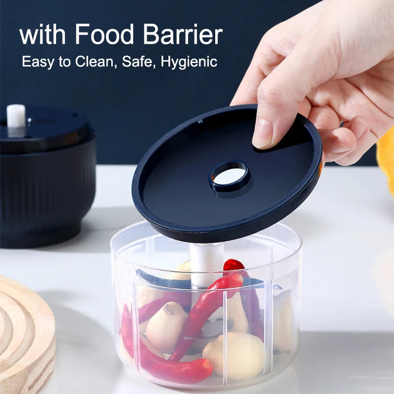 250ml Mini Wireless USB Rechargeable Electric Multi-Vegetable Chopper