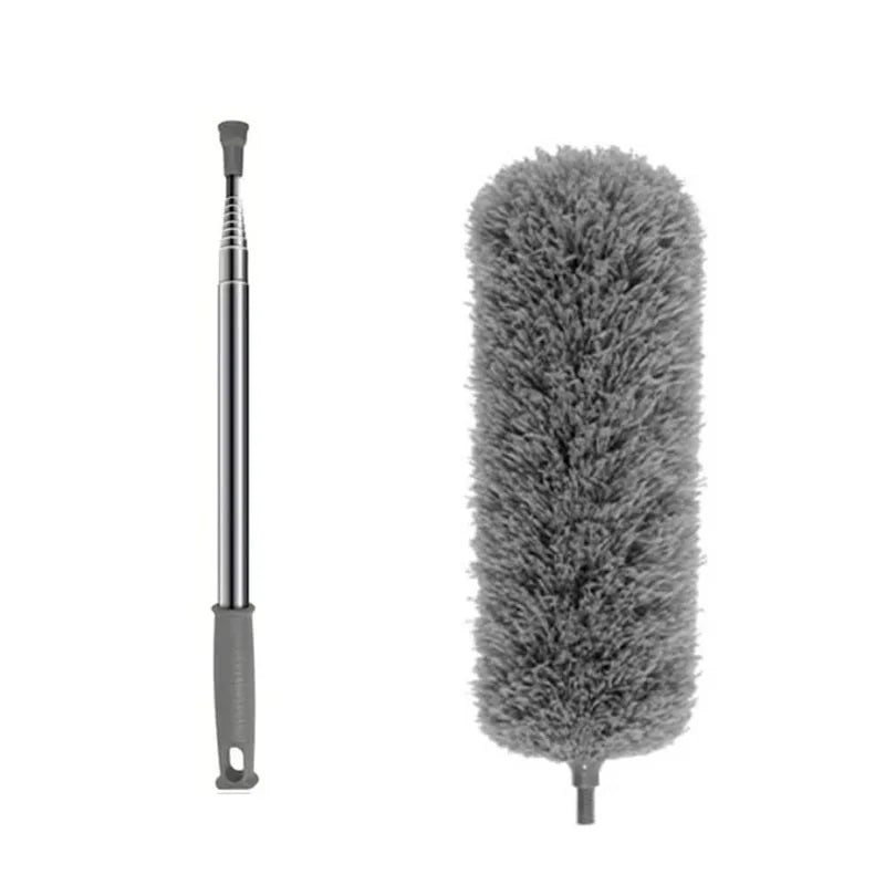 Multifunctional Retractable Duster With Bendable Head - Reusable And Washable For High Ceilings Furniture And Car