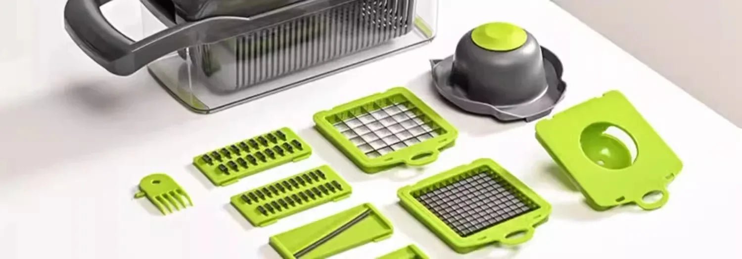 2026 Hot Selling Item 16 in 1 Handheld Slicers Dicers Graters, Multifunctional Vegetable Chopper - Lovies Kitchenwares