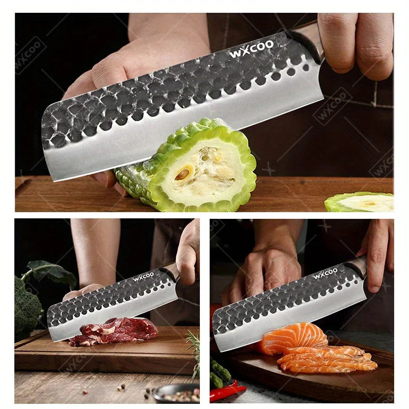 8PCS Stainless Steel Forged Professional Kitchen Chef Knife Set