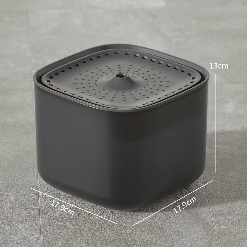 3L Auto Recirculate Cat Water Drinking Fountain With Large Capacity Filtering USB Electric Mute