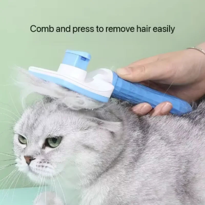 Self Cleaning Pet Brush Comb For Pet Hair Removal And Grooming Tool Pet Accessory