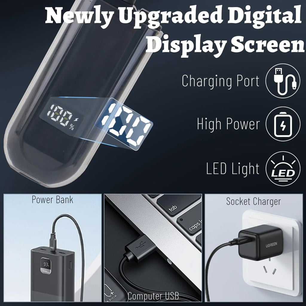 USB Charging Portable Electric Nose and Ear Hair Trimmer With Quick Charging