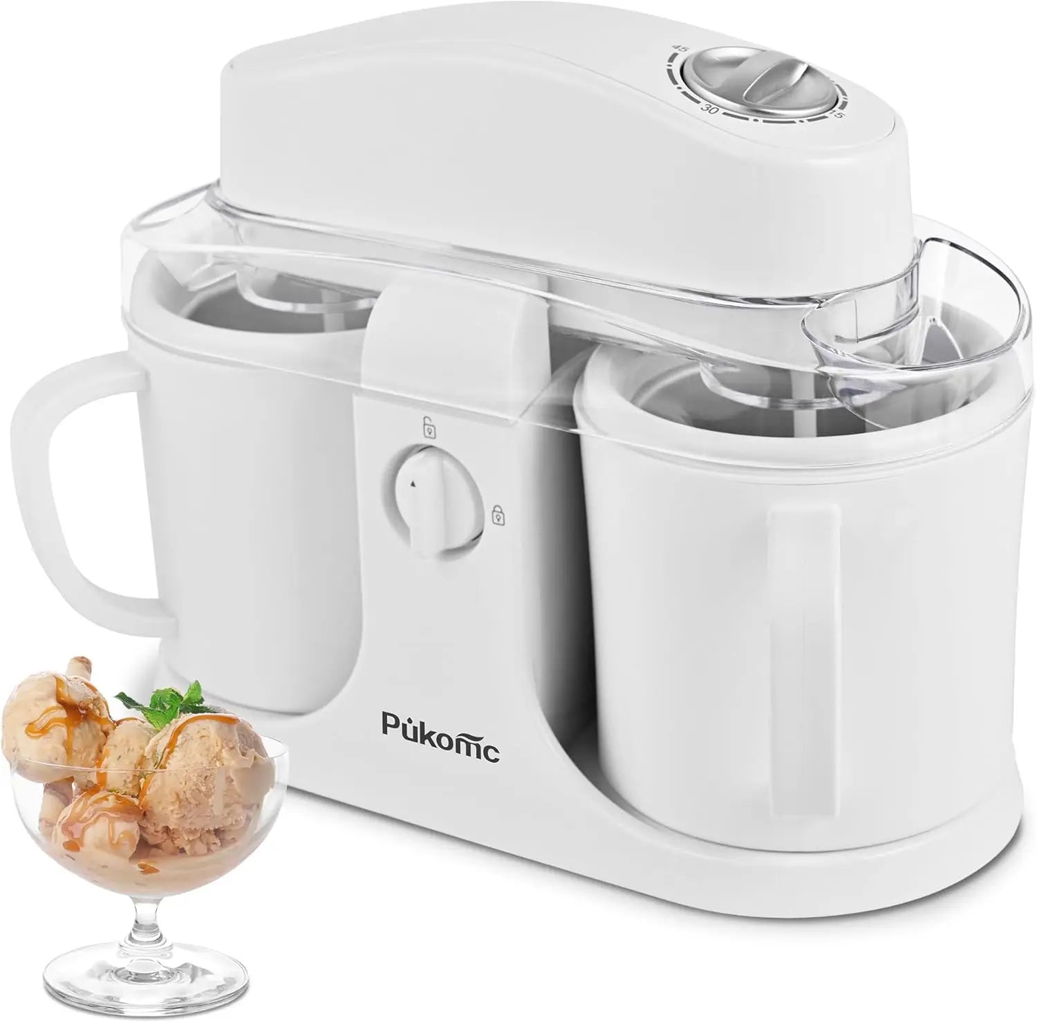 Two Bowl Home Ice Cream Maker