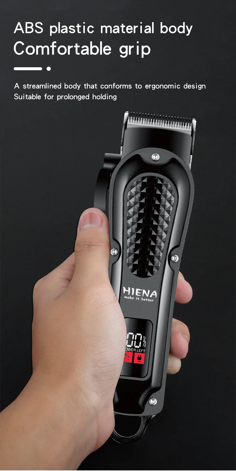 Electric Hair Clipper USB Rechargeable Cordless Beard Trimmer For Men With Electric Hair Clipper Trimming Tool