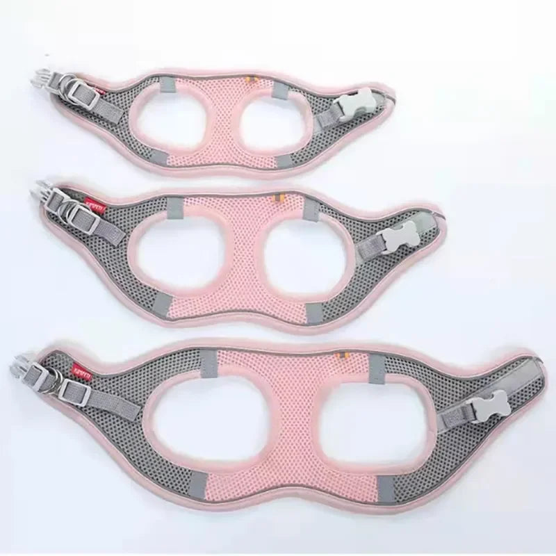 Adjustable Breathable Reflective Pet Harness Vest Chest Rope Set