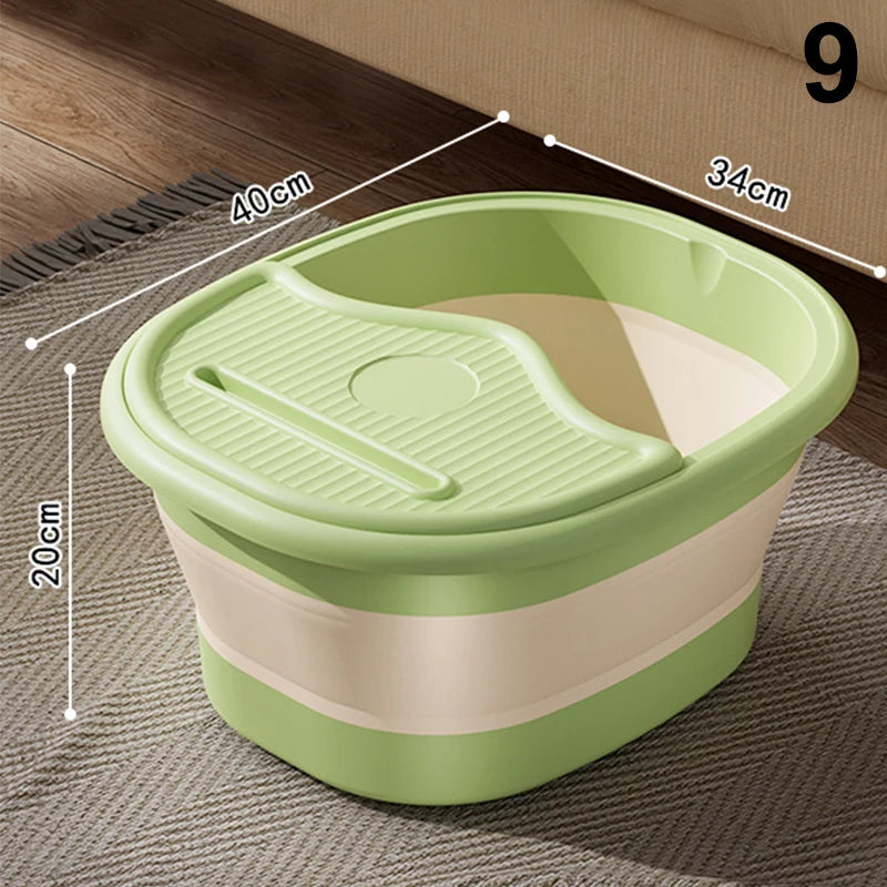 1Pcs Portable Foldable Home Foot Bath Bucket/Basin Massager & Soak Foot Tub