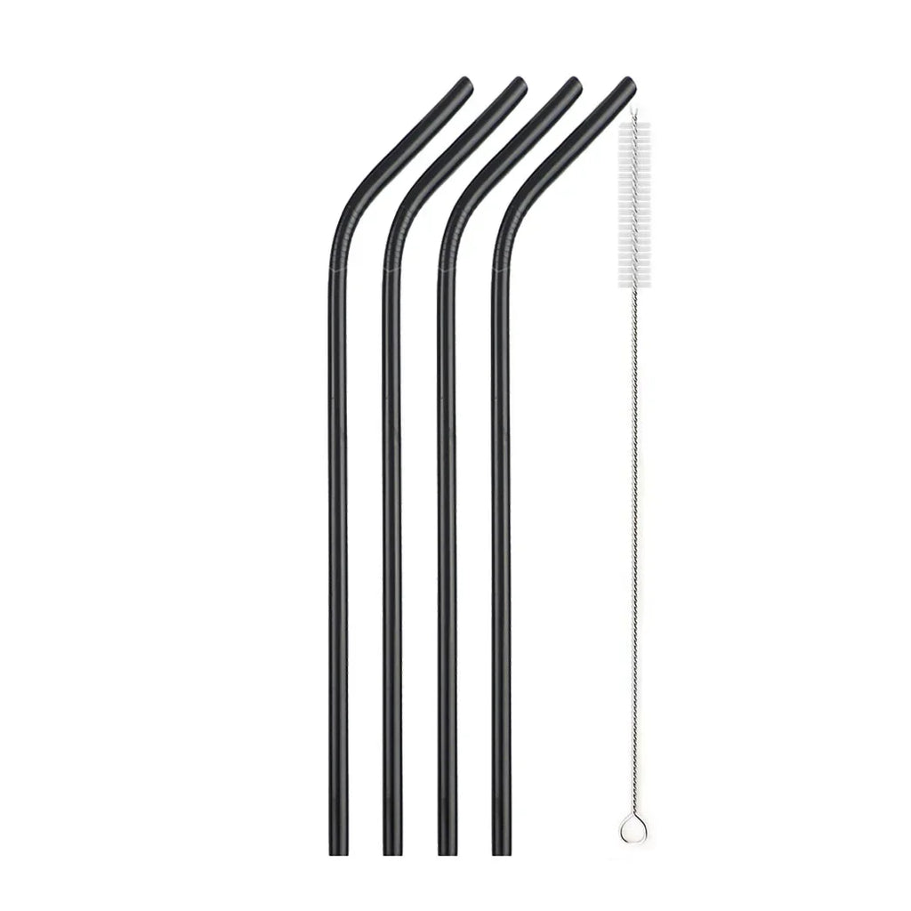 5/10Pcs Reusable Stainless Steel Drinking Straws