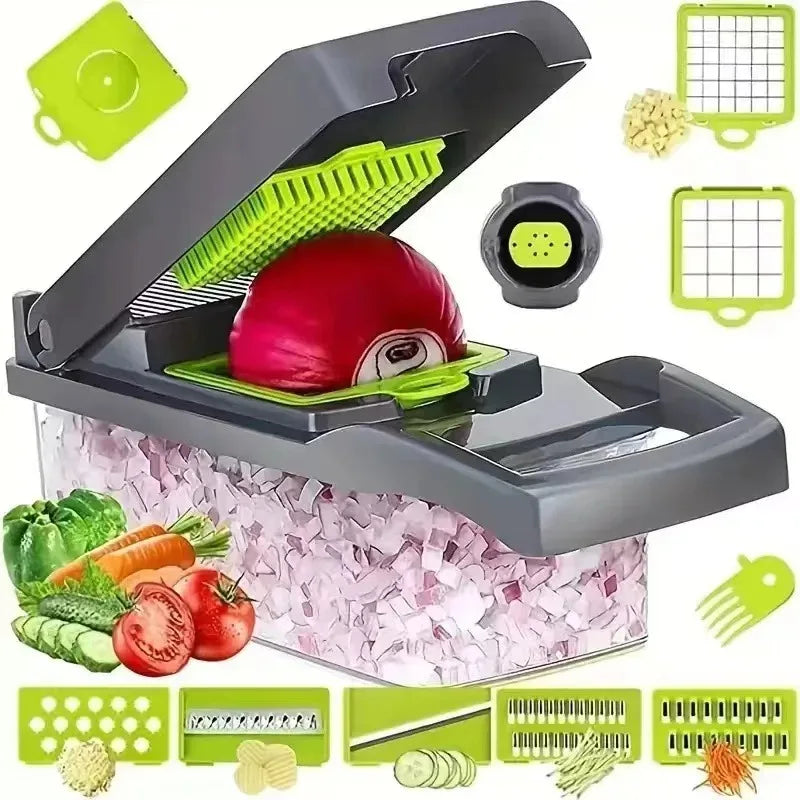 Multi-Functional Kitchen Vegetable Cutter, Dicer, Slicer, Grater, Magic Tool