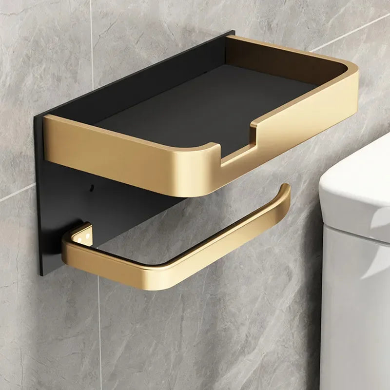 Shelf Accessories Wall Mount & Toilet Paper Holder