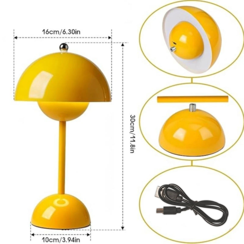Touch Changing Color Modern Mushroom Night Light For Multiple Rooms