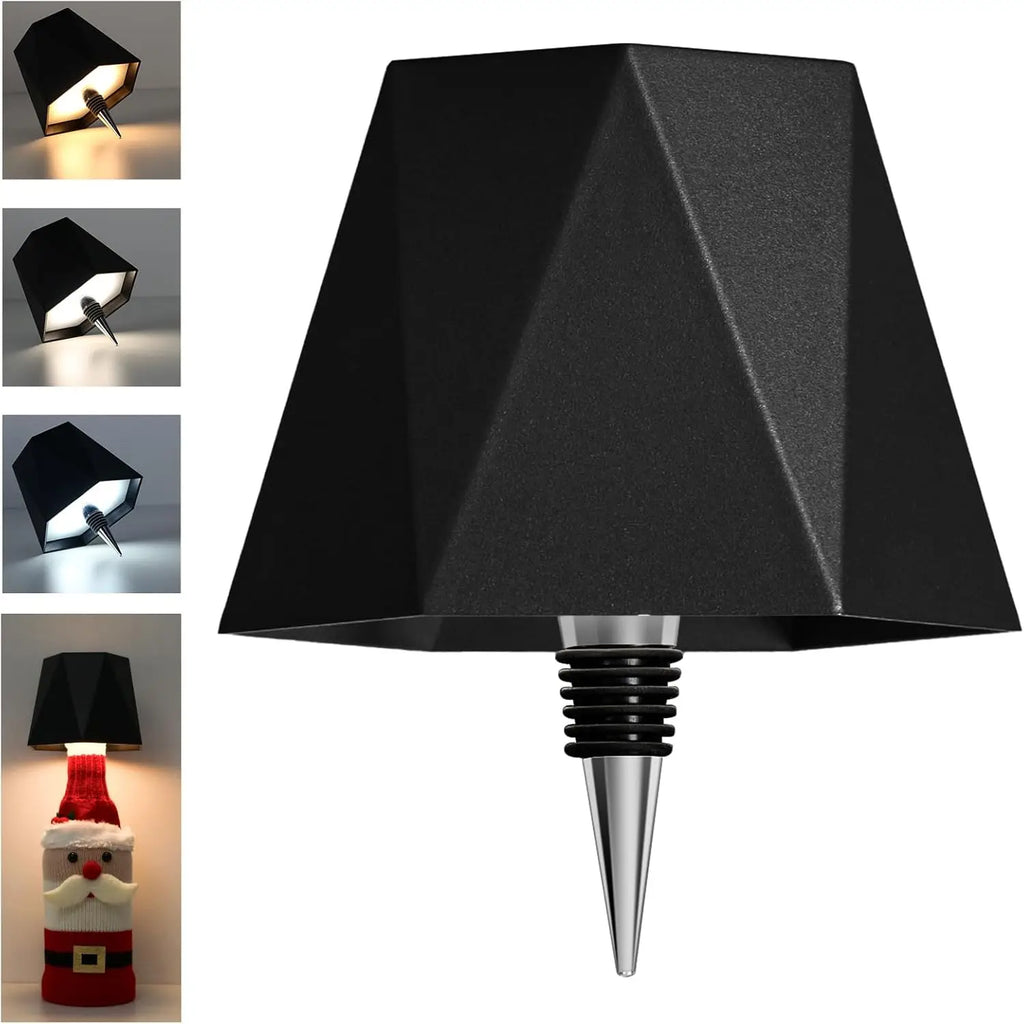Wireless Bottle Table Touch Control Lamp With 3 Colors & Dimming Night Lamp
