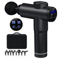 Rechargeable Cordless Massage Machine with 8 Attachments Deep Tissue Muscle Relaxation
