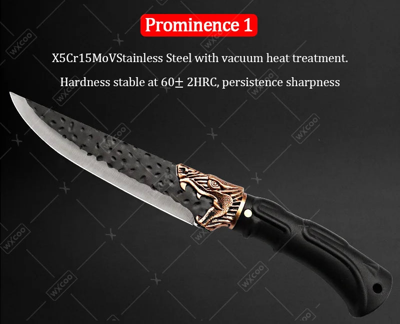 8PCS Stainless Steel Forged Professional Kitchen Chef Knife Set