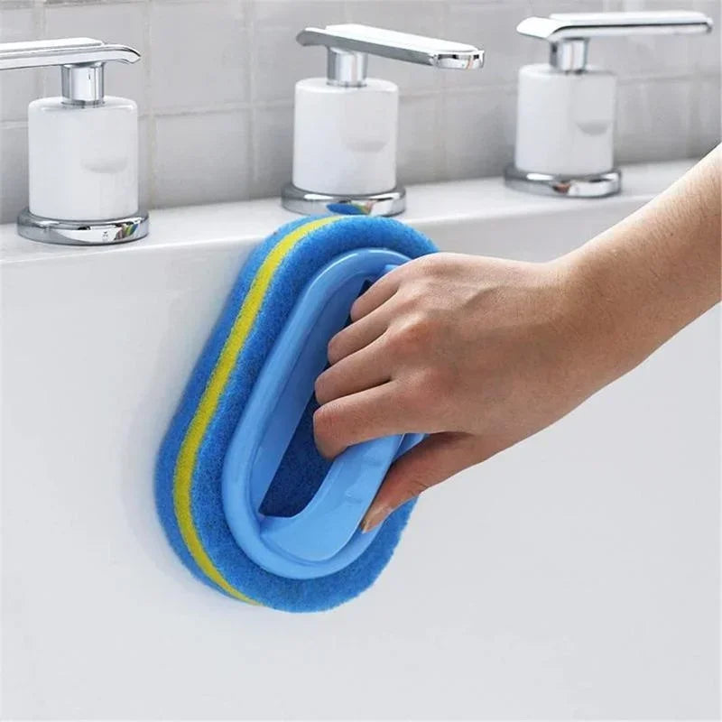 Sponge Multi-Cleaning Brush With Handle