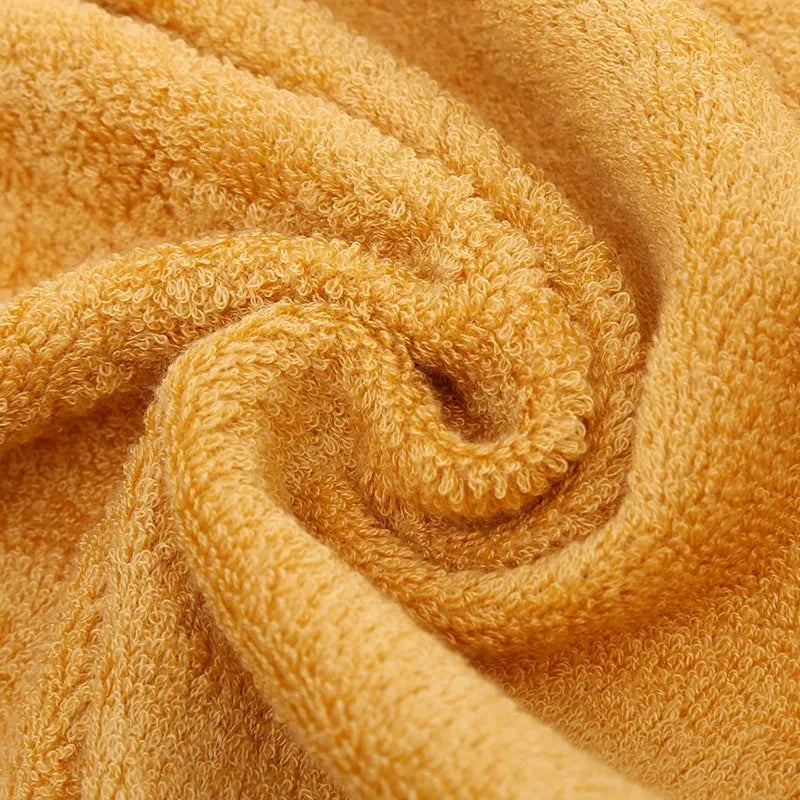Set of 6 Bamboo Fiber Thick Absorbent Bath Towels