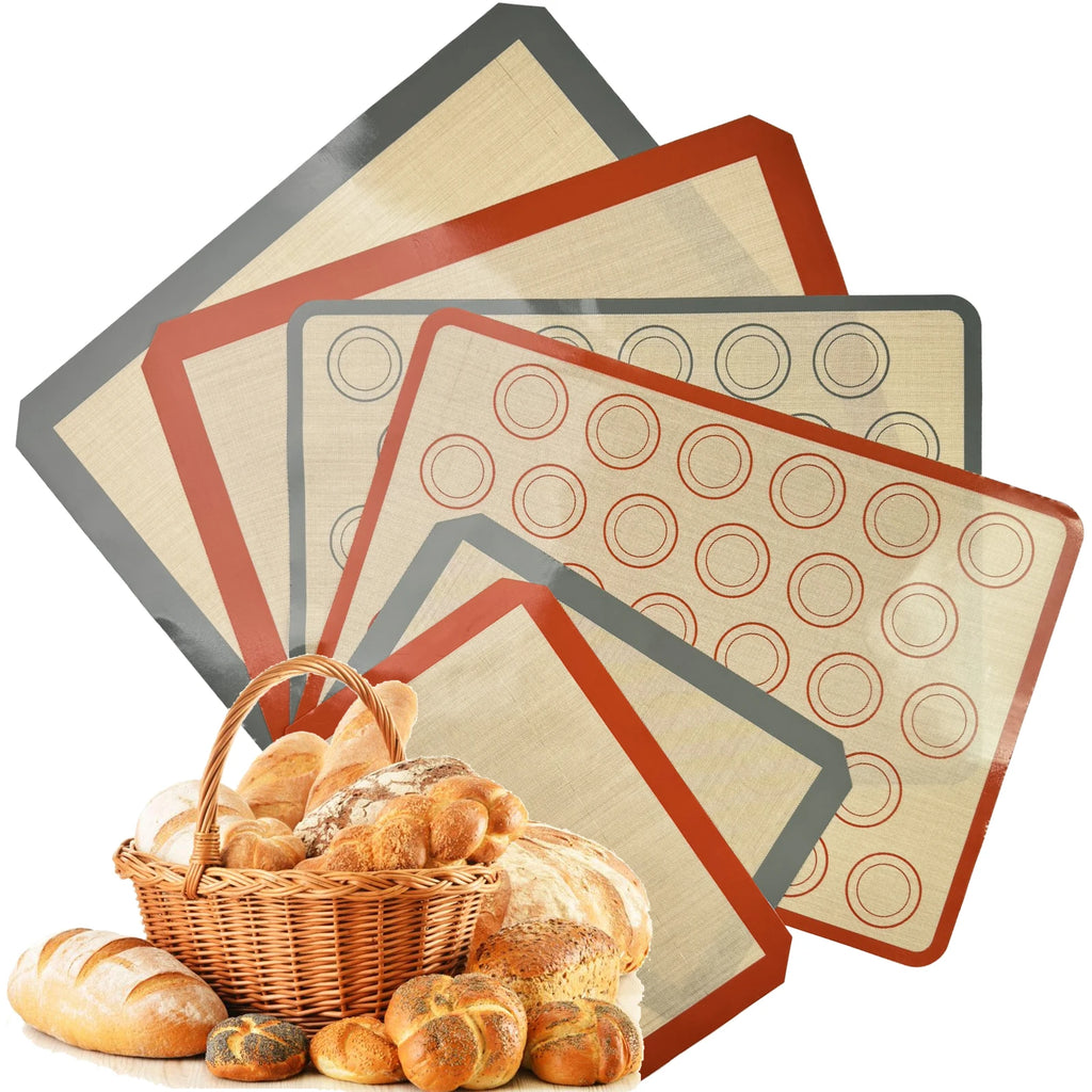 1PC Silicone Baking Mat for Oven, Reusable Non Stick Heat Resistant Bakeware Liner